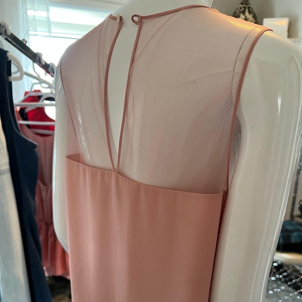 Aritzia Pink Mesh Tank Small - Picture 5 of 5